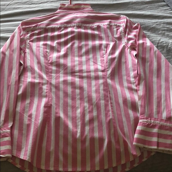 Banana Republic Button up pink and white stripes. - Picture 5 of 5